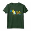 HapTiger The Simpsons Family Kiss Maglietta - Official Merchandise for Adults, Kids, and Couples - Funny Family Tee Shirts