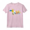 HapTiger The Simpsons Family Kiss Maglietta - Official Merchandise for Adults, Kids, and Couples - Funny Family Tee Shirts