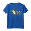 HapTiger The Simpsons Family Kiss Maglietta - Official Merchandise for Adults, Kids, and Couples - Funny Family Tee Shirts