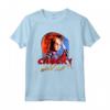 HapTiger Chucky Wanna Play Creepy Portrait Maglietta - Merchandise Ufficiale con Licenza - Ideale per Fan di Film Horror