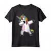 Divertente Dabbing Unicorn Shirt - Maglietta Unicorno Tamponato Regali per Ragazze e Ragazzi - Ideale per Compleanno e Anniversario