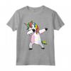 Divertente Dabbing Unicorn Shirt - Maglietta Unicorno Tamponato Regali per Ragazze e Ragazzi - Ideale per Compleanno e Anniversario