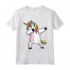 Divertente Dabbing Unicorn Shirt - Maglietta Unicorno Tamponato Regali per Ragazze e Ragazzi - Ideale per Compleanno e Anniversario