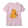 Capybara Mangiare Maglietta - Regalo Divertente per Natale e Compleanno - Ideale per Uomini, Donne e Bambini