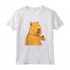 Capybara Mangiare Maglietta - Regalo Divertente per Natale e Compleanno - Ideale per Uomini, Donne e Bambini
