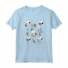 HapTiger - Snoopy Woodstock Easter Spring Pattern Maglietta con Licenza Ufficiale - Design Grafico H03189