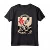 Arte Estetica Giapponese - Drago Mare Retro Maglietta - Streetwear Harajuku Vintage per Appassionati di Manga e Anime