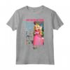 HapTiger Peach She Can Do Anything Poster Maglietta - Official Mario Bros. Princess Peach T-shirt for Men, Women, Boys, Girls - Nintendo Videogame Apparel