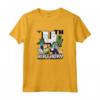Minecraft Group Shot Happy 4th Birthday Maglietta - Officially Licensed Apparel for Kids' 4th Birthday Celebration - 21MCFT00031A-001