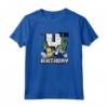 Minecraft Group Shot Happy 4th Birthday Maglietta - Officially Licensed Apparel for Kids' 4th Birthday Celebration - 21MCFT00031A-001