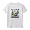 Minecraft Group Shot Happy 4th Birthday Maglietta - Officially Licensed Apparel for Kids' 4th Birthday Celebration - 21MCFT00031A-001