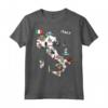 Italy Landmarks Map Colosseum Tee Shirt - Perfect Gift for Birthdays or Holidays - Explore Italy's Beauty with Major Cities - Men, Women, Kids