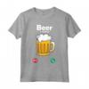 La birra sta chiamando Maglietta - Perfetta per Serate al Bar o Feste con Amici - T-shirt Divertente per Amanti della Birra