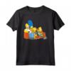 HapTiger Simpsons Family Couch Gag Maglietta - Official Merchandise for Men, Women, Girls, Boys