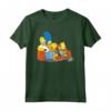 HapTiger Simpsons Family Couch Gag Maglietta - Official Merchandise for Men, Women, Girls, Boys