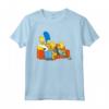 HapTiger Simpsons Family Couch Gag Maglietta - Official Merchandise for Men, Women, Girls, Boys