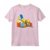 HapTiger Simpsons Family Couch Gag Maglietta - Official Merchandise for Men, Women, Girls, Boys