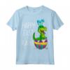 Pasqua T Rex Dinosauro Coniglio Uovo Bambini Felice Eastrawr Maglietta - Costume divertente per la caccia alle uova - Regalo Pasqua per tutta la famiglia