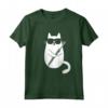 Gatto Divertente con Occhiali da Sole Musicista Flauto Maglietta - Regalo Perfetto per i Suonatori di Flauto e Proprietari di Gatti