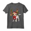 Jack Russell Renna Natale Maglietta - Camicia con Renna Jack Russell Terrier - Ideale per gli Amanti dei Cani a Natale