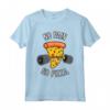 No Pain No Pizza - Divertente Maglietta Motivazionale per Palestra e Amanti della Pizza - Ideale per Bodybuilding e Powerlifting