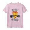 No Pain No Pizza - Divertente Maglietta Motivazionale per Palestra e Amanti della Pizza - Ideale per Bodybuilding e Powerlifting