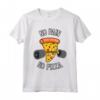 No Pain No Pizza - Divertente Maglietta Motivazionale per Palestra e Amanti della Pizza - Ideale per Bodybuilding e Powerlifting