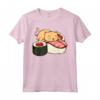 Kawaii Cat Sushi Carino Adorabile - Maglietta divertente per amanti dei gatti e del cibo giapponese - Ideale come regalo unico