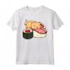 Kawaii Cat Sushi Carino Adorabile - Maglietta divertente per amanti dei gatti e del cibo giapponese - Ideale come regalo unico