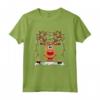 RUDOLPH T-shirt con Renna dal Naso Rosso - Maglietta Babbo Natale per Regalo di Natale Divertente - Ideale per Ragazzi e Ragazze
