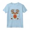 RUDOLPH T-shirt con Renna dal Naso Rosso - Maglietta Babbo Natale per Regalo di Natale Divertente - Ideale per Ragazzi e Ragazze