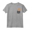 Funny Cat in Pocket Shirt - Unique Gift for Women Men Boy Girl Kids - Lightweight and Classic Design