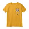 Adorabile Piccolo Gatto Sphynx nella Tasca - T-shirt Divertente per Amanti dei Gatti - Regalo Perfetto per Genitori di Gatti