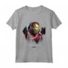 HapTiger Avengers Endgame Iron Man Splatter Maglietta - Officially Licensed Apparel - I am Iron Man Design