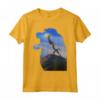 HapTiger Lion King Rafiki Holding Baby Simba Maglietta - Officially Licensed Disney Apparel for Kids - Hakuna Matata Design