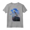 HapTiger Lion King Rafiki Holding Baby Simba Maglietta - Officially Licensed Disney Apparel for Kids - Hakuna Matata Design