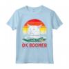 Confused Cat Dinner Table Ok Boomer Funny Meme Lover Gift Maglietta - Trendy Cat Lover Apparel for Men, Women, Kids, and Teens