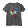 HapTiger Pitufos Papa Smurf The Smurf is the Limit Maglietta - Officially Licensed Cartoon T-shirt for Fans