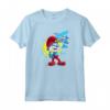 HapTiger Pitufos Papa Smurf The Smurf is the Limit Maglietta - Officially Licensed Cartoon T-shirt for Fans