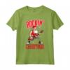 Rockin Natale Vacanze Abbigliamento - Regali Chitarra Band Player Maglietta - Ideale per le Feste Invernali e come Regalo di Natale