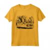 T-shirt Alice nel Paese delle Meraviglie Bianco con Coniglio e Cappellaio Matto - Maglia Divertente per Regalo Compleanno o Natale