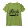 T-shirt Alice nel Paese delle Meraviglie Bianco con Coniglio e Cappellaio Matto - Maglia Divertente per Regalo Compleanno o Natale