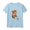 Koi Fish Carpa Giapponese - Design in Timbro Kanji - Maglietta Leggera con Maniche Doppia Cucitura