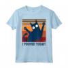 Cat Poop Poop Madafakas - Crazy Cat I Pooped Today Regali Maglietta - Funny Cat Lover Gift for Birthday or Christmas