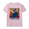 Cat Poop Poop Madafakas - Crazy Cat I Pooped Today Regali Maglietta - Funny Cat Lover Gift for Birthday or Christmas