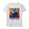 Cat Poop Poop Madafakas - Crazy Cat I Pooped Today Regali Maglietta - Funny Cat Lover Gift for Birthday or Christmas