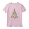 HapTiger Mickey & Friends Red and Green Christmas Tree Holiday Maglietta - Festive Disney Tee for the Whole Family