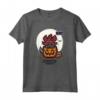 HapTiger Halloween Demogorgon Jack O' Lantern Maglietta - Official Stranger Things Apparel - Trick Or Treat Upside Down Seasonal Shirt