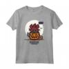 HapTiger Halloween Demogorgon Jack O' Lantern Maglietta - Official Stranger Things Apparel - Trick Or Treat Upside Down Seasonal Shirt