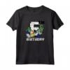Minecraft Group Shot Happy 6th Birthday Maglietta - Officially Licensed Apparel for Kids - 21MCFT00033A-001
